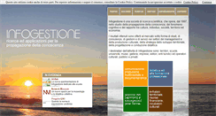 Desktop Screenshot of infogestione.com
